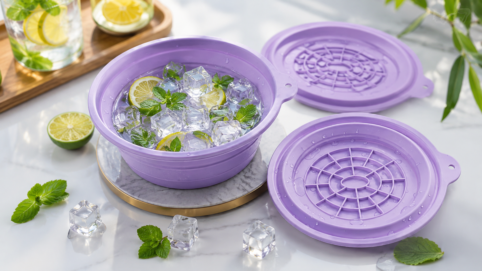 Foldable Ice Face Bowl | Ice Bowl for Face Dip | Face Ice Bowl for Instant Glow